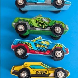 Hotwheels wooden cars